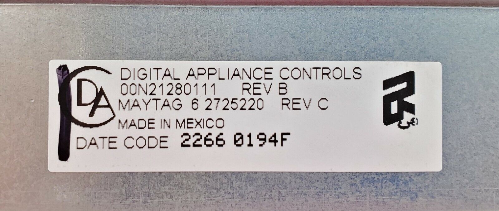 OEM  Maytag Range Control Board 62725220