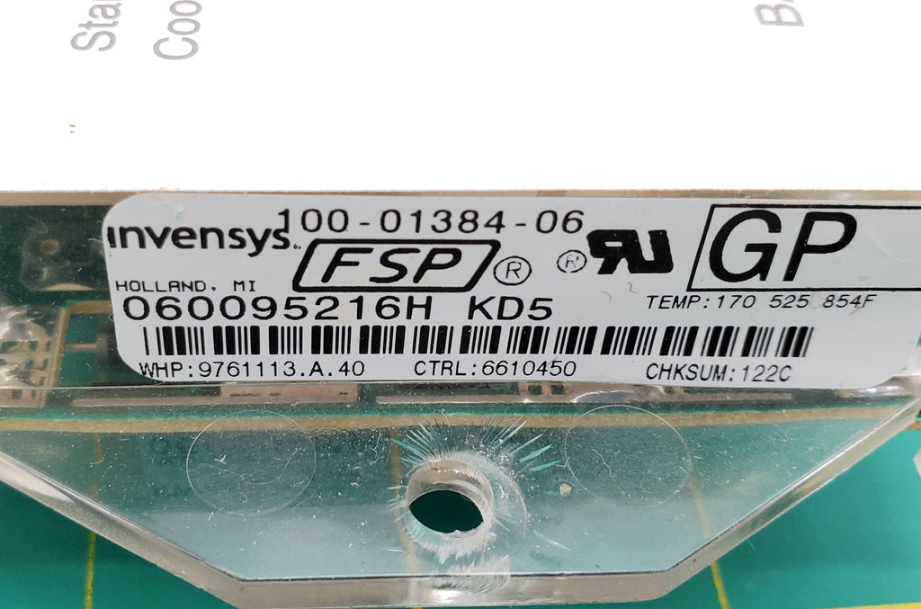 OEM  Whirlpool Range Control Board 9761113
