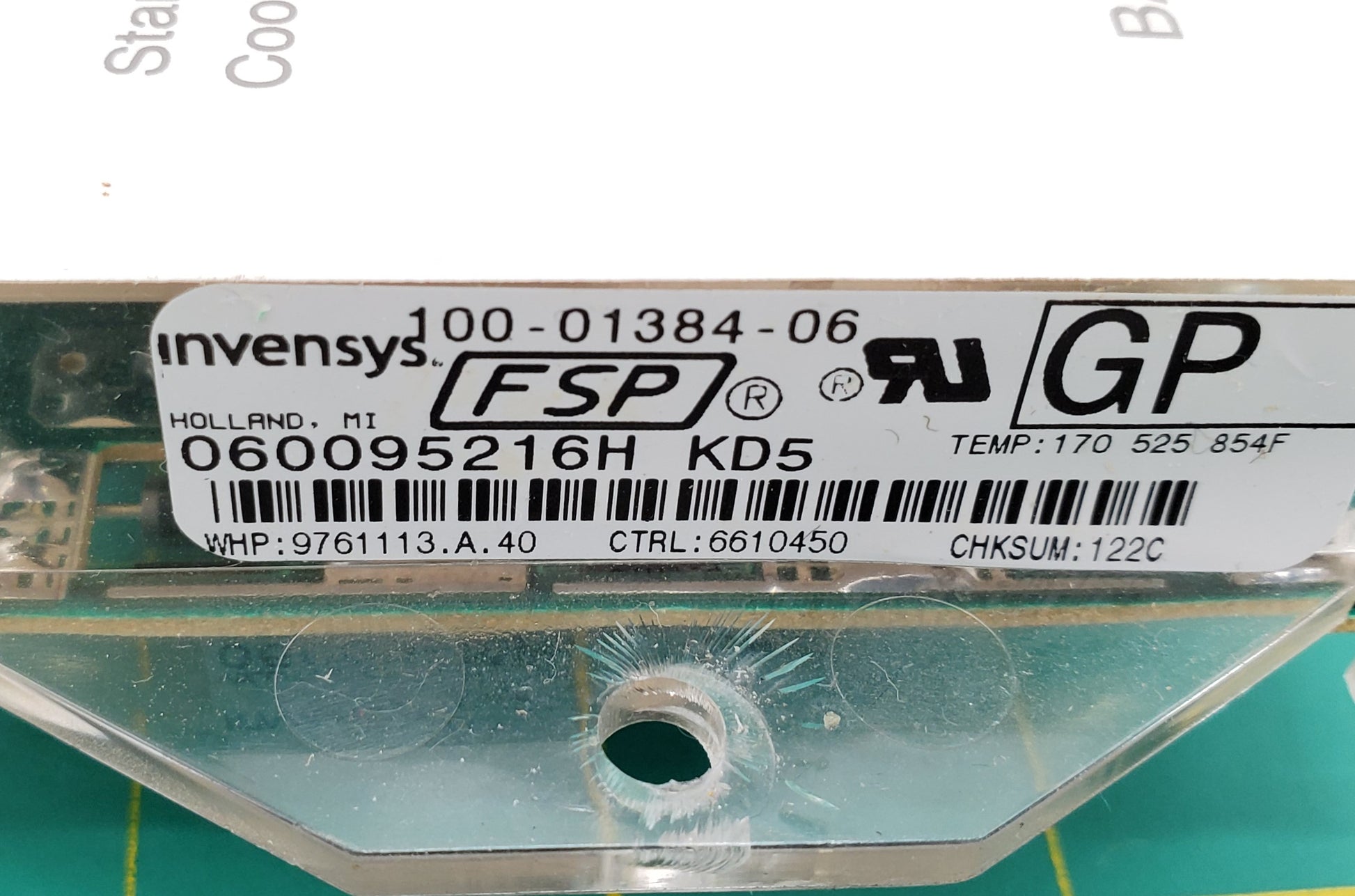 OEM  Whirlpool Range Control Board 9761113