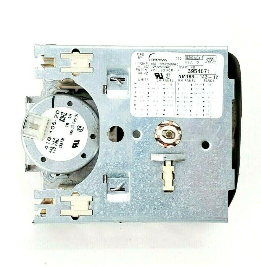 OEM Whirlpool Washer Timer 3954071 Same Day Ship & Lifetime Warranty