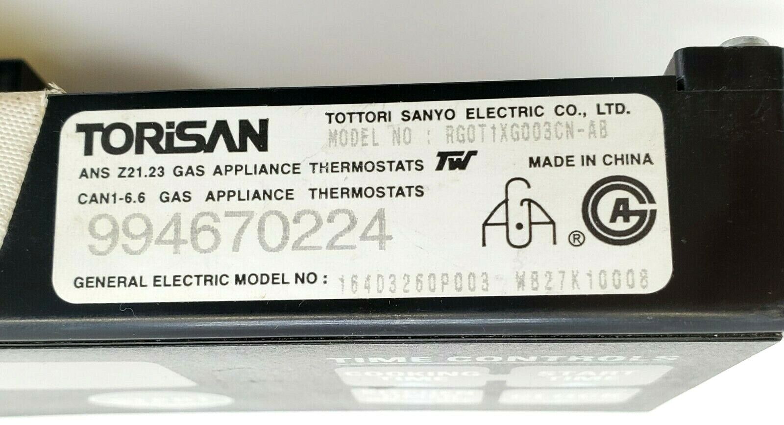 GE Range Control Board 164D3260P003