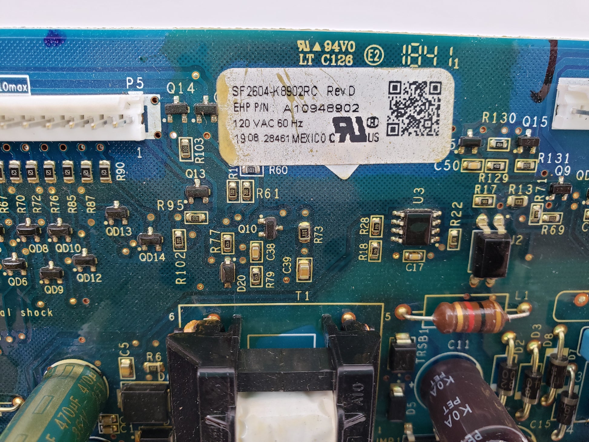 OEM  Frigidaire Dishwasher Control A10948902