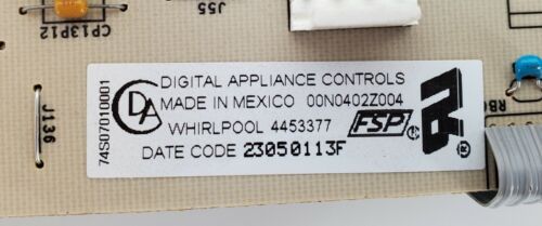 OEM Whirlpool Range Oven Control 4453377 Same Day Shipping & Lifetime Warranty