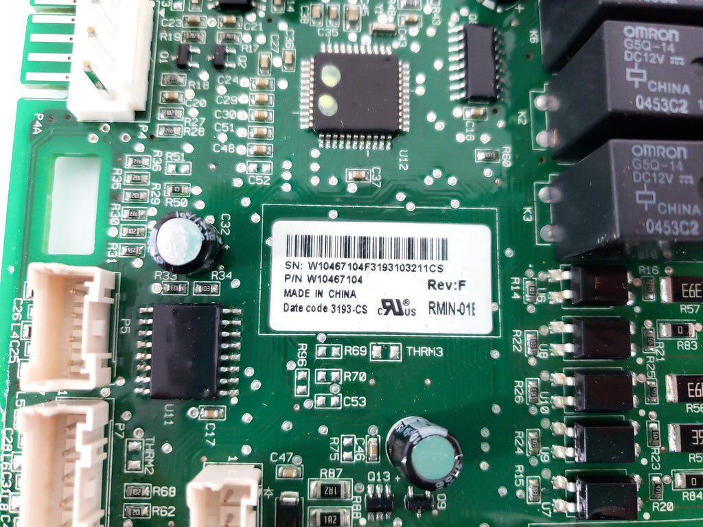 Whirlpool Refrigerator Control Board W10467104