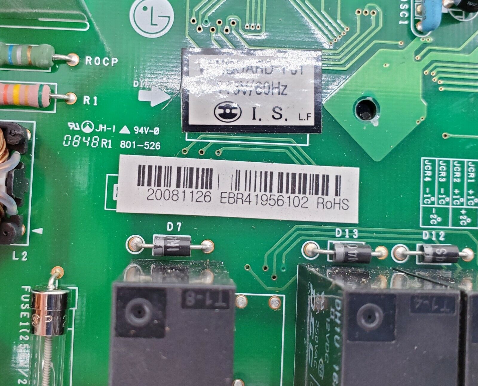 OEM  LG Control Board EBR41956102