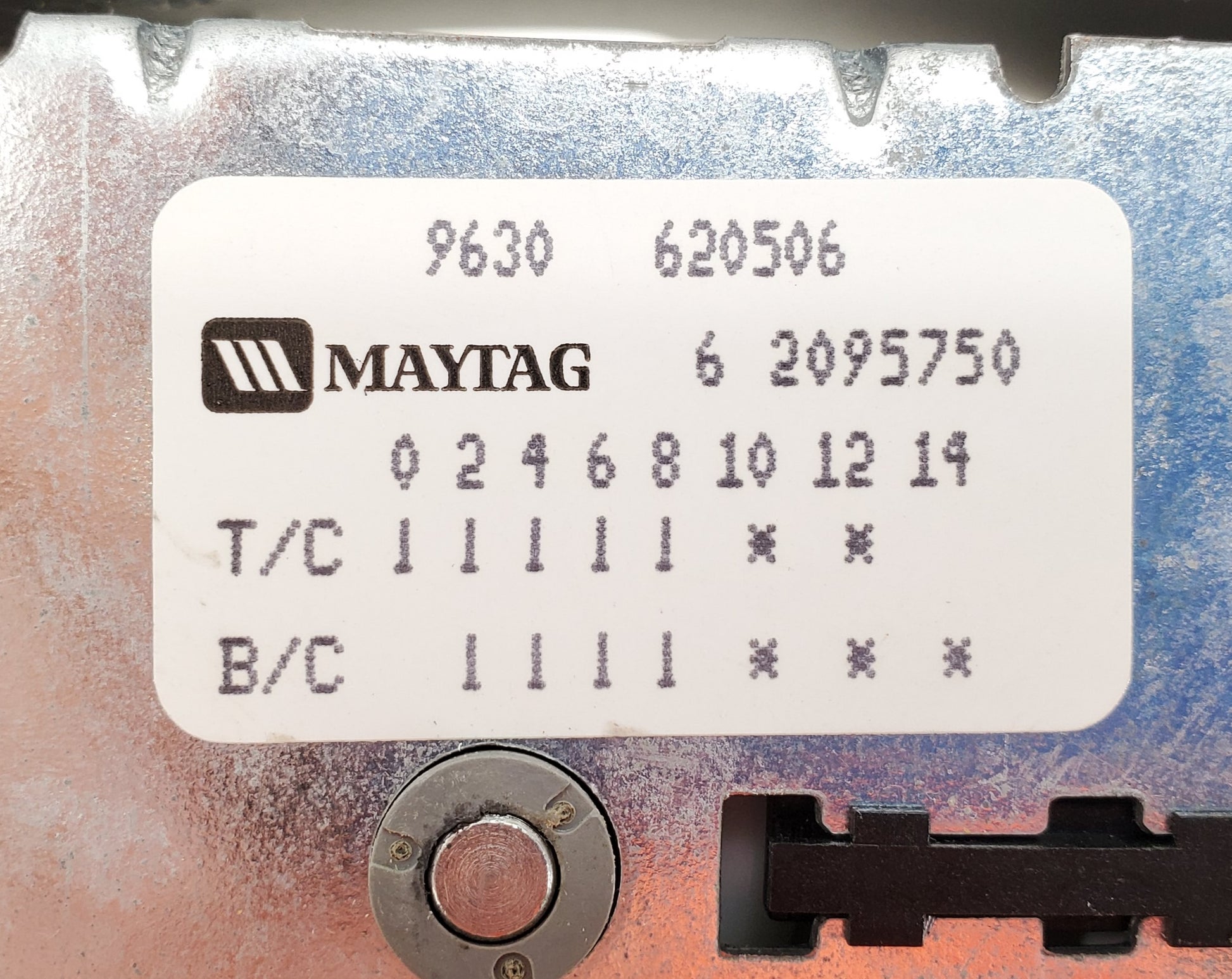 OEM  Maytag Washer Timer 62095750