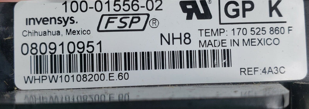 OEM Whirlpool Control Board W10108200 Same Day Shipping & Lifetime Warranty