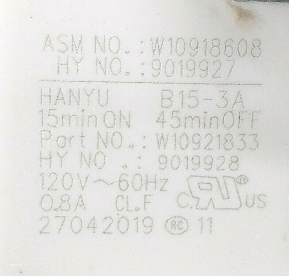 OEM  Maytag Washer Pump W10921833