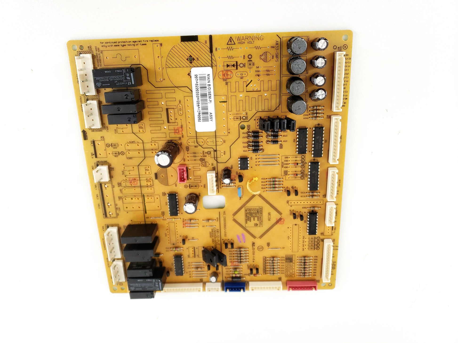 Samsung Refrigerator Control Board DA92-00593M