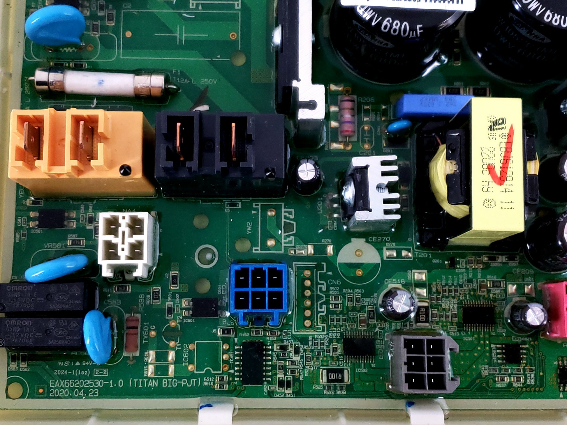 LG Washer Control Board EBR86771821