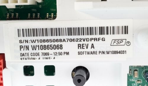OEM Maytag Washer Control W10865068 Same Day Shipping & Lifetime Warranty