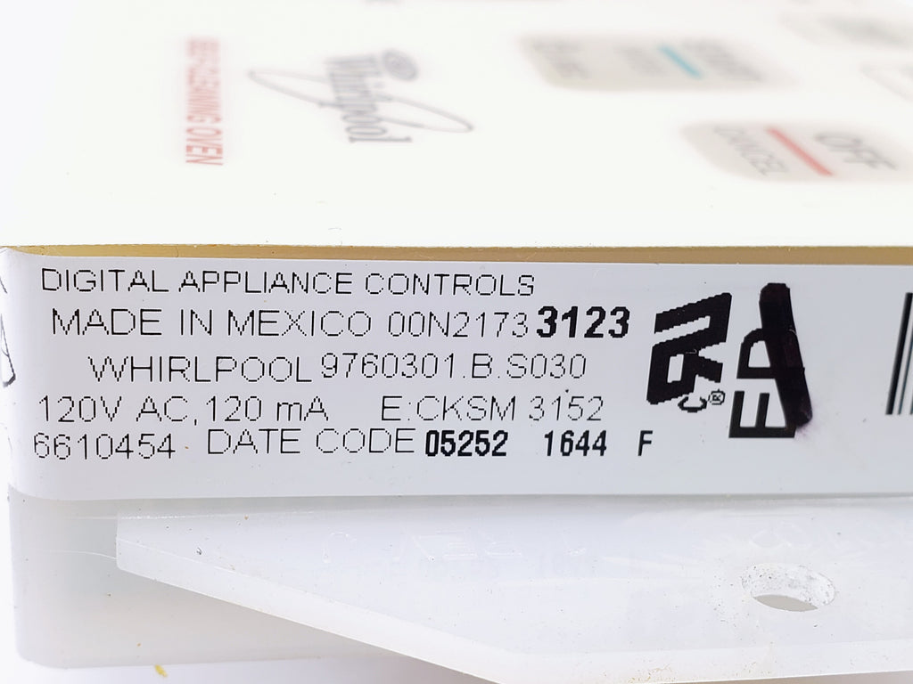 OEM  Whirlpool Range Control 9760301