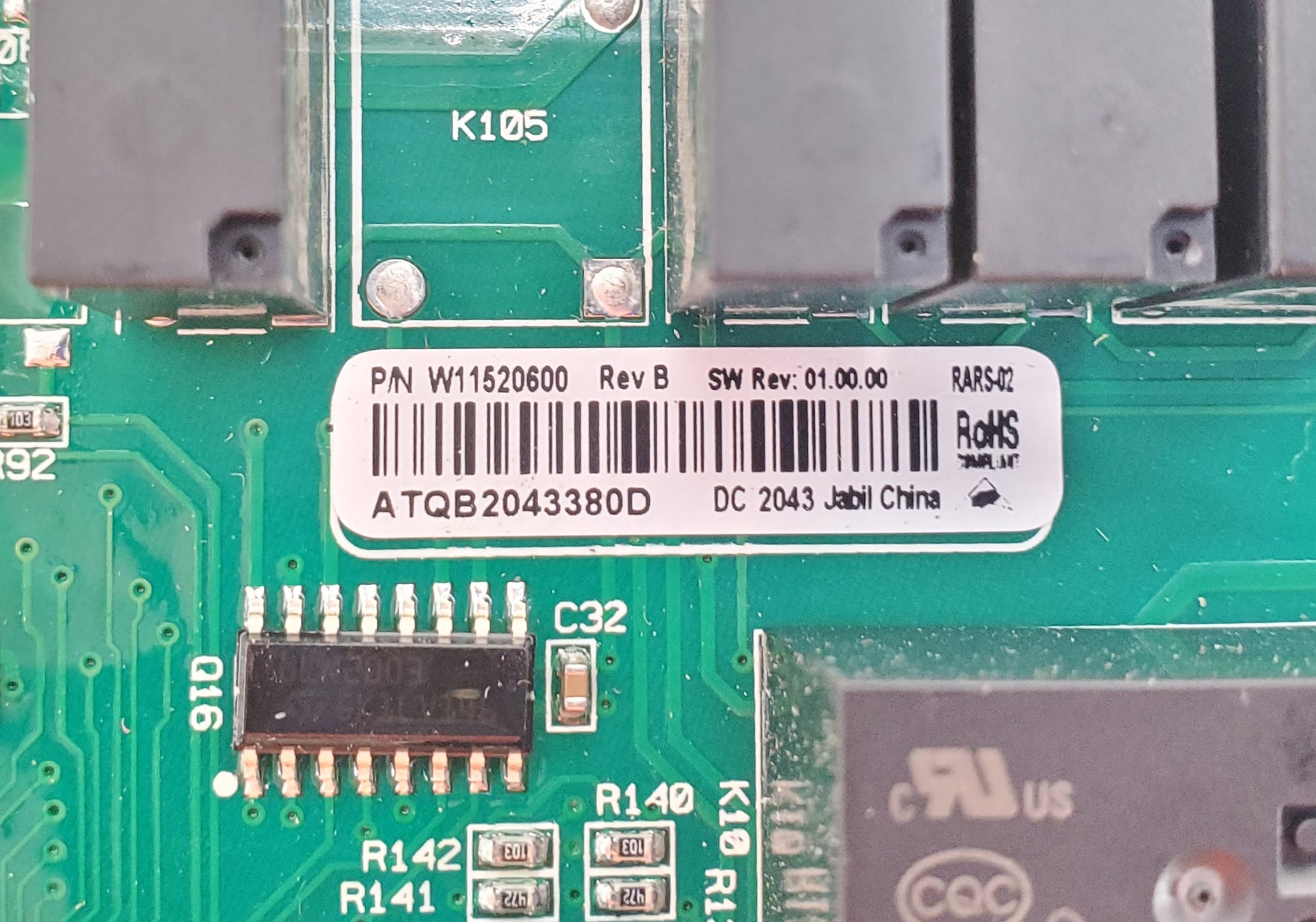 OEM  Whirlpool Control Board  W11520600