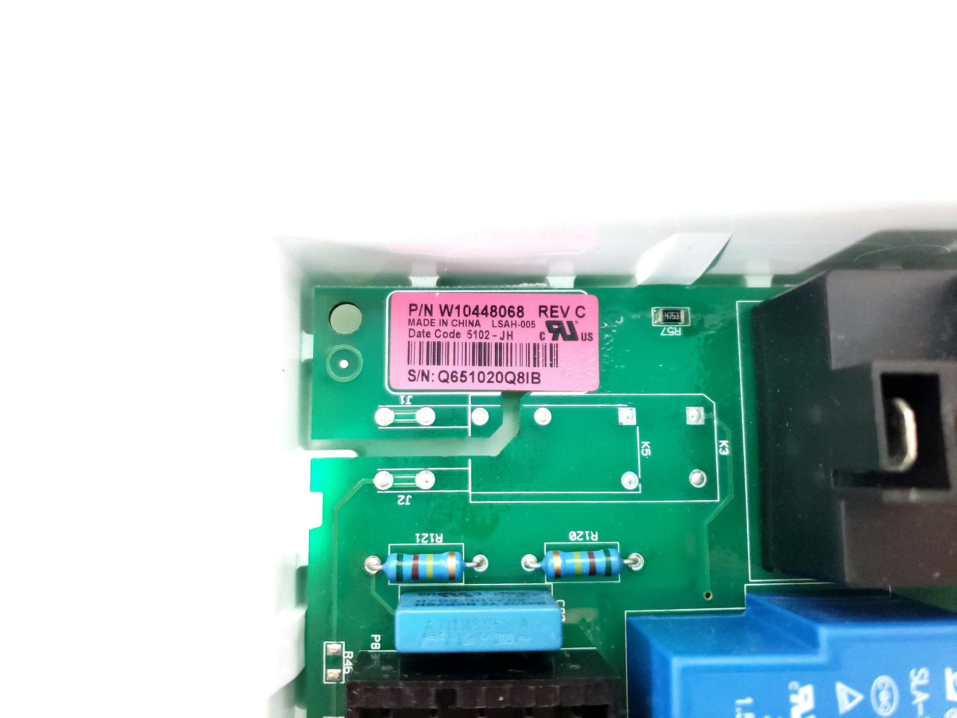 Whirlpool Dryer Control W10654005 (W10249824)