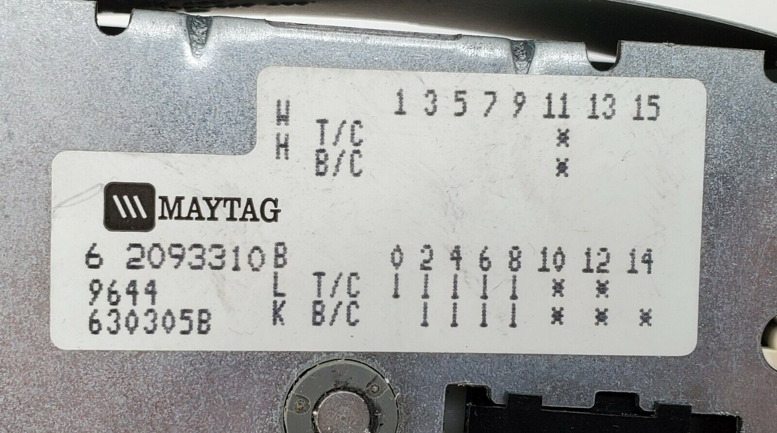 OEM Kenmore Sears Washer Timer 8539991 Same Day Ship & Lifetime Warranty