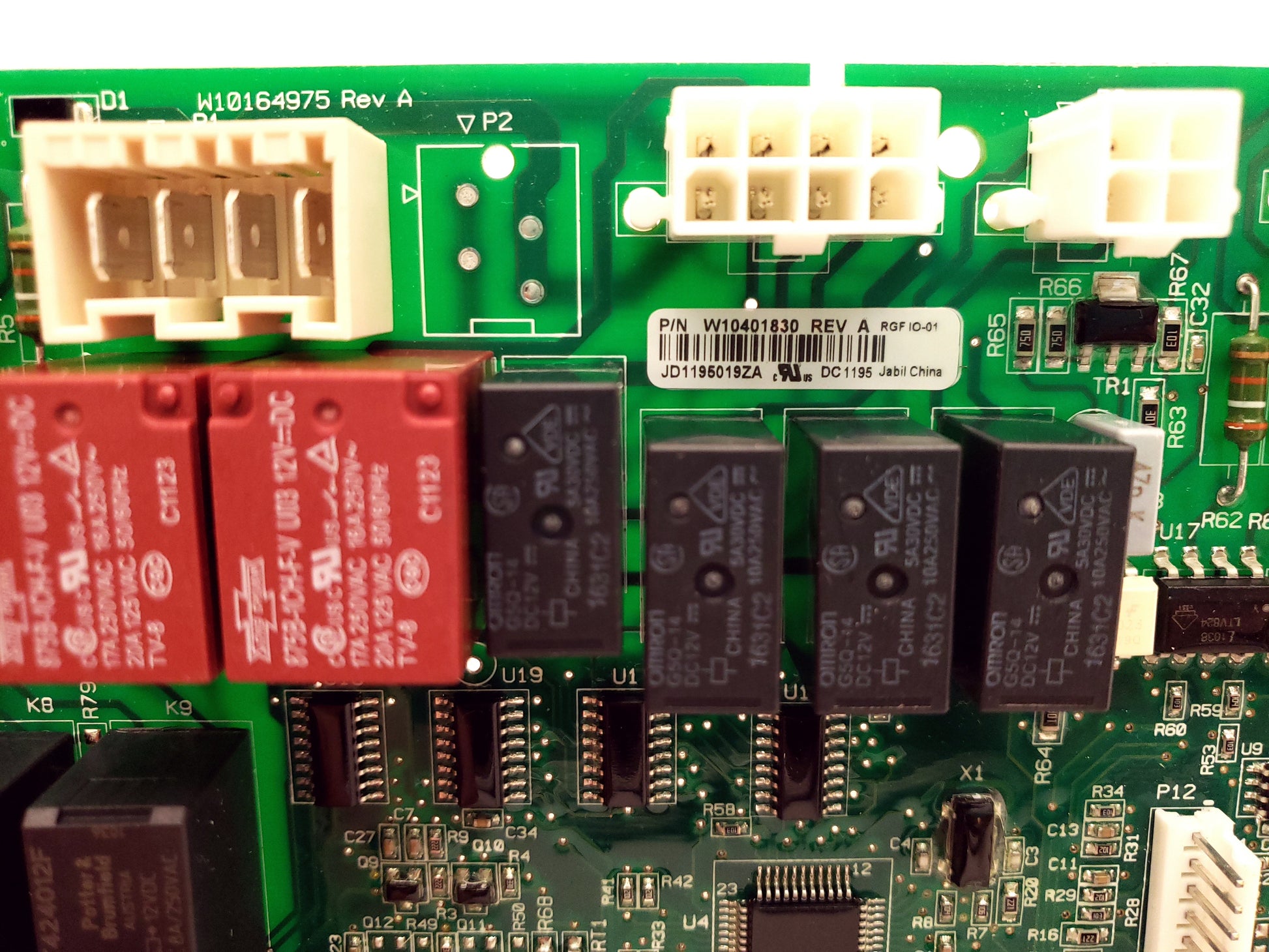 Whirlpool Refrigerator Control W10401830