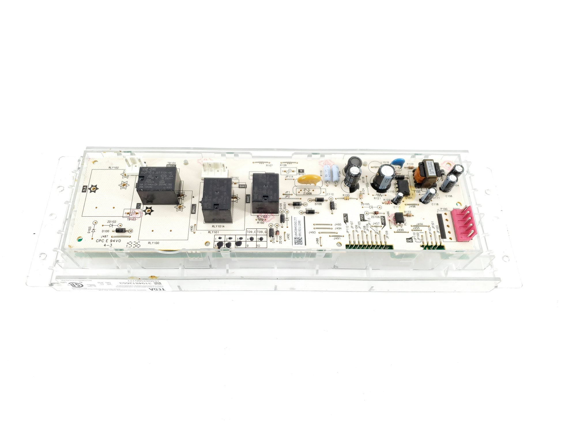 GE Range Control Board 164D8450G117