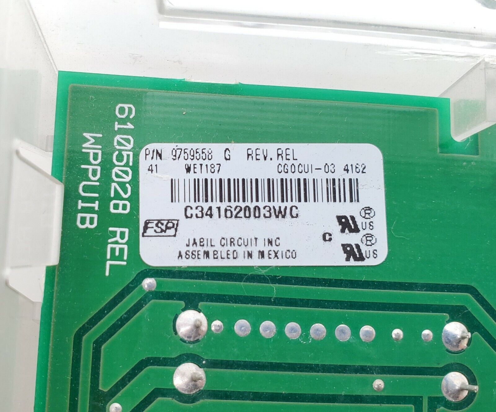 OEM  Whirlpool Range Oven Control 9759558