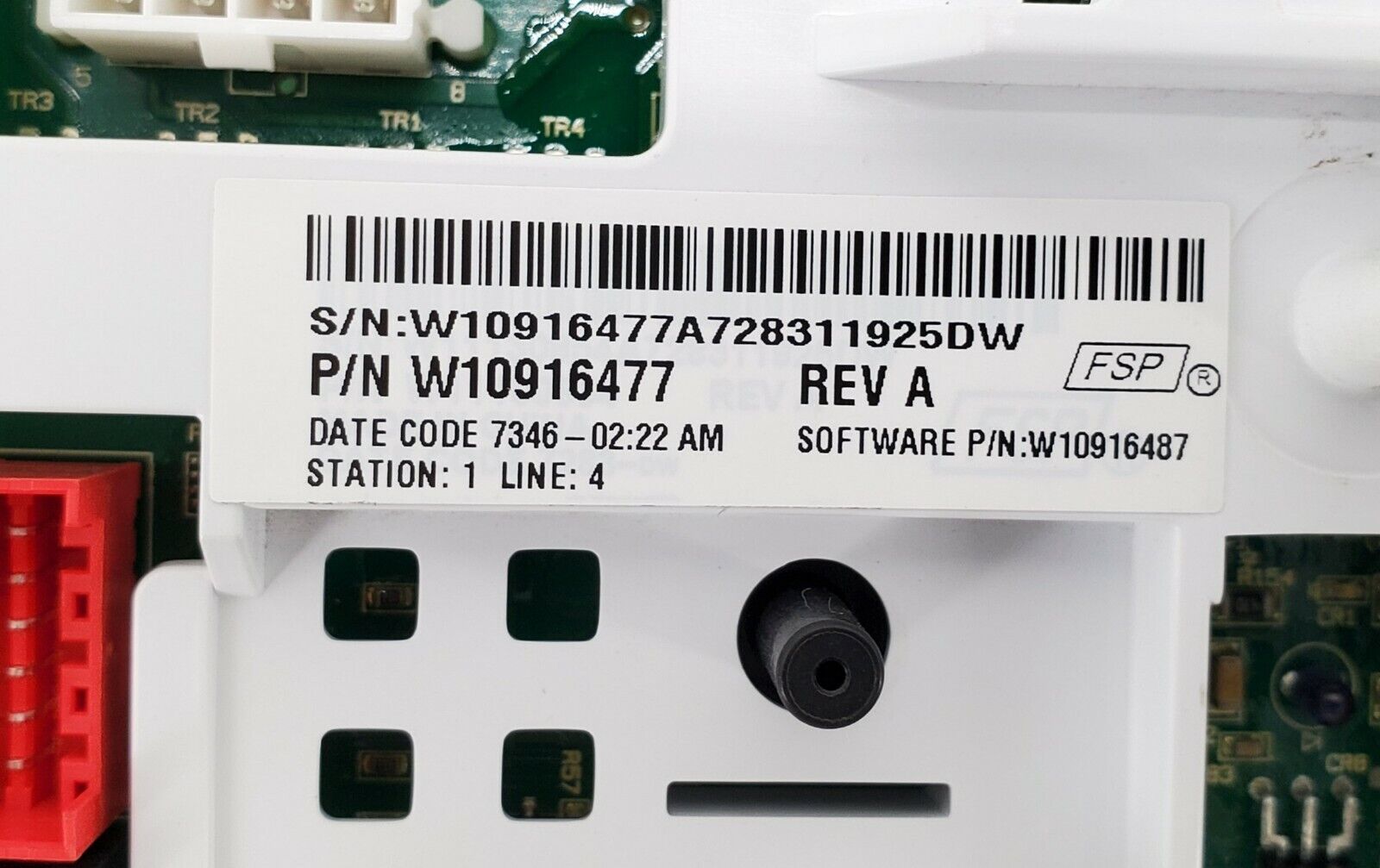 Kenmore Washer Control W10916477