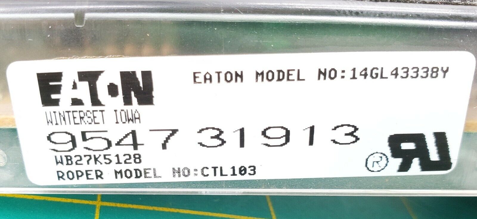 OEM  GE Range Oven Control WB27K5128