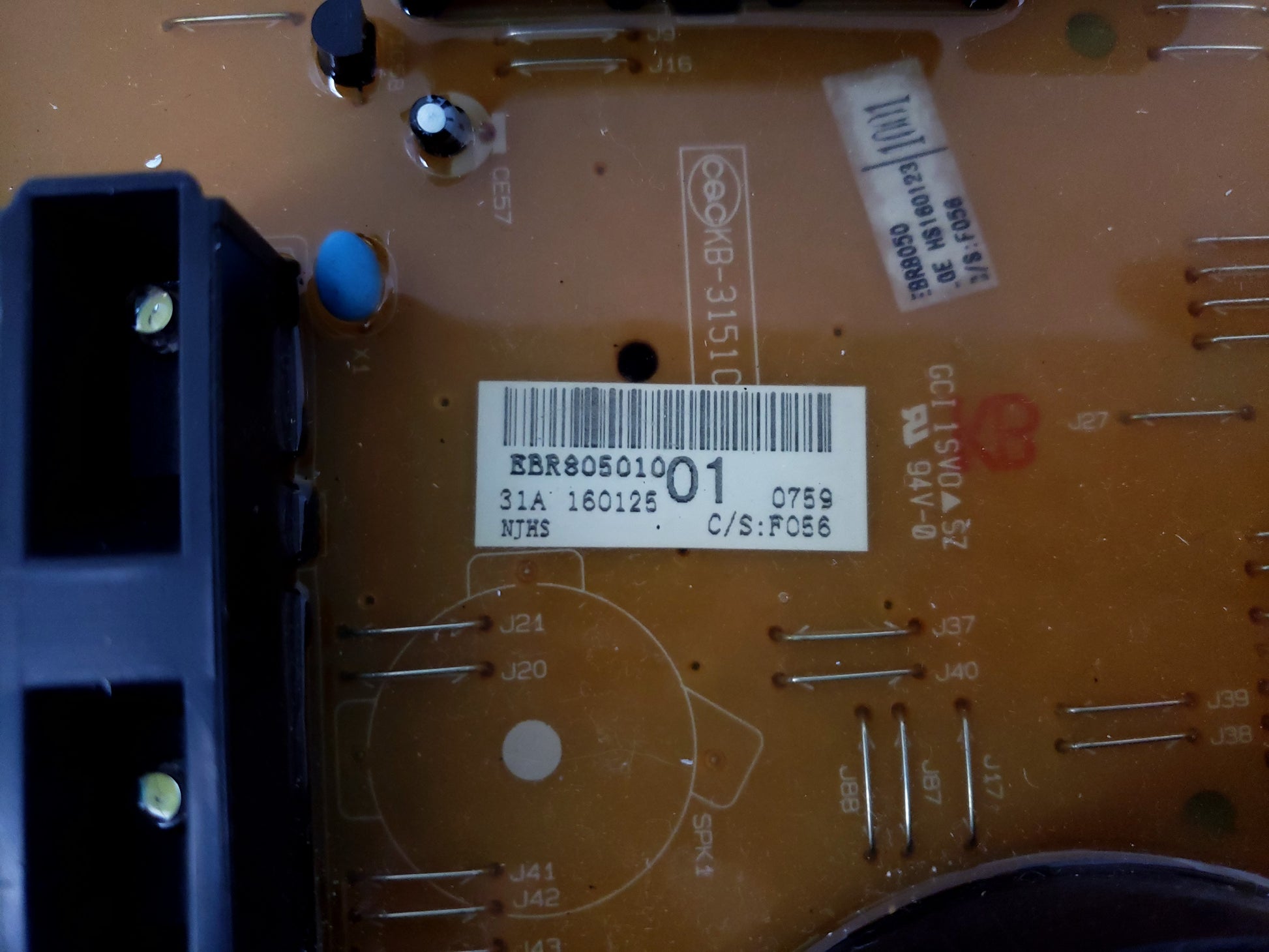 LG Washer Display Board EBR80501001