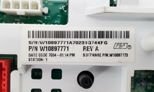 OEM  Whirlpool Washer Control W10897771
