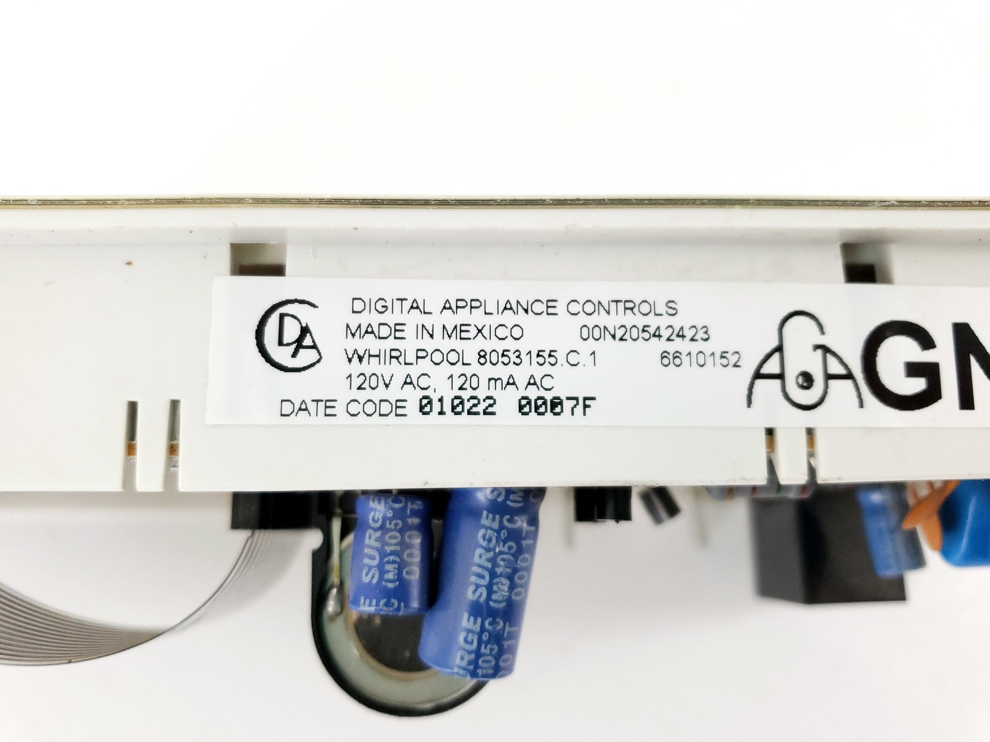 Whirlpool Range Control Board 8053155