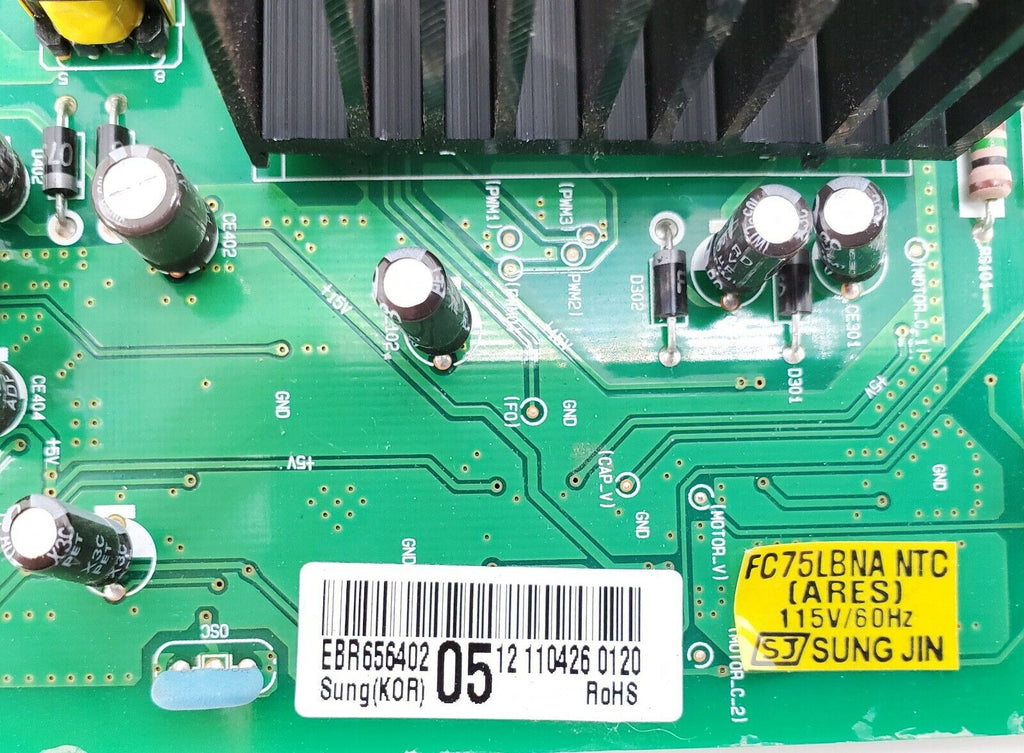 OEM  LG Refrigerator Control Board EBR65640205