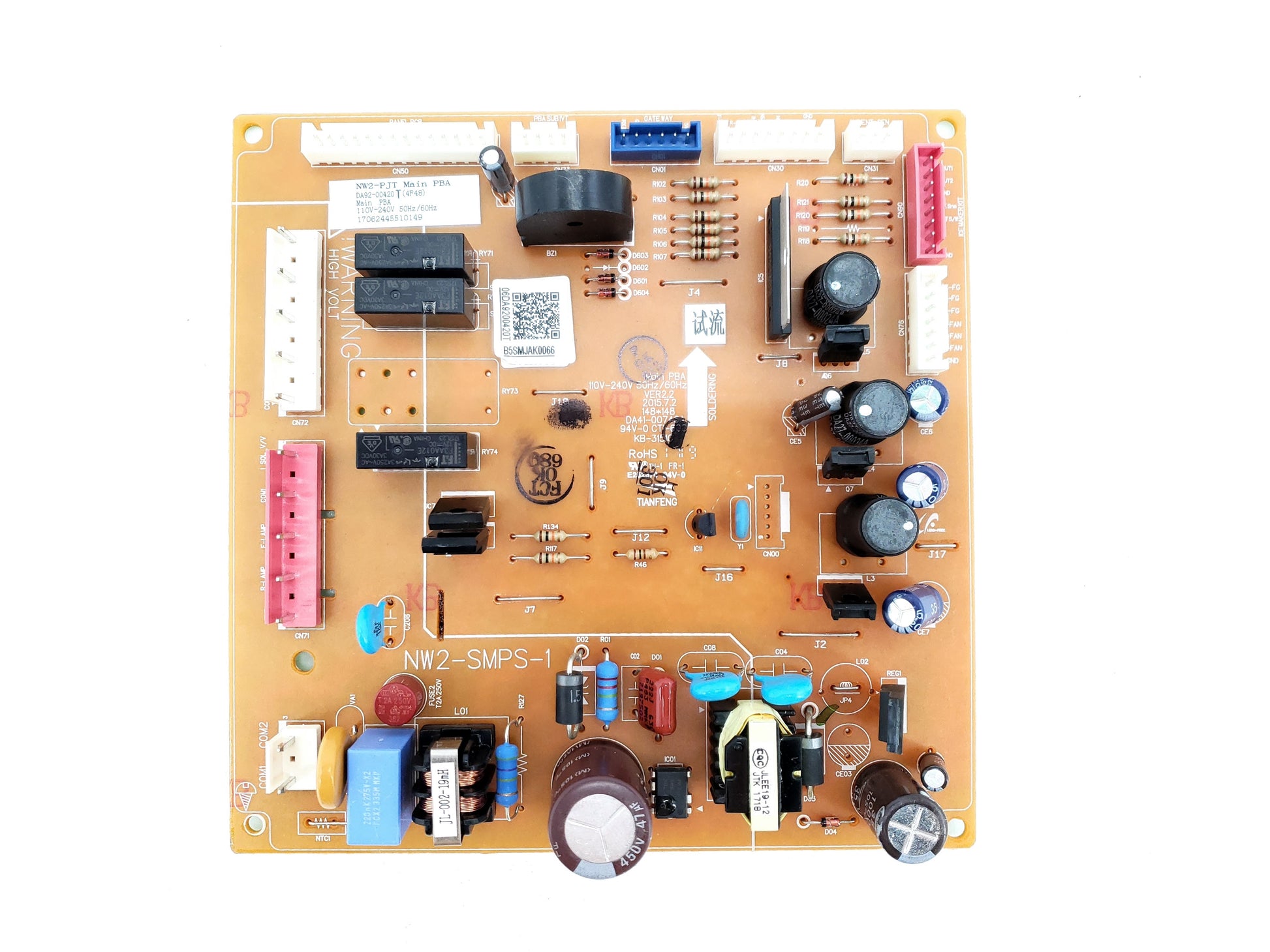 Samsung Refrigerator Control Board DA92-00420T