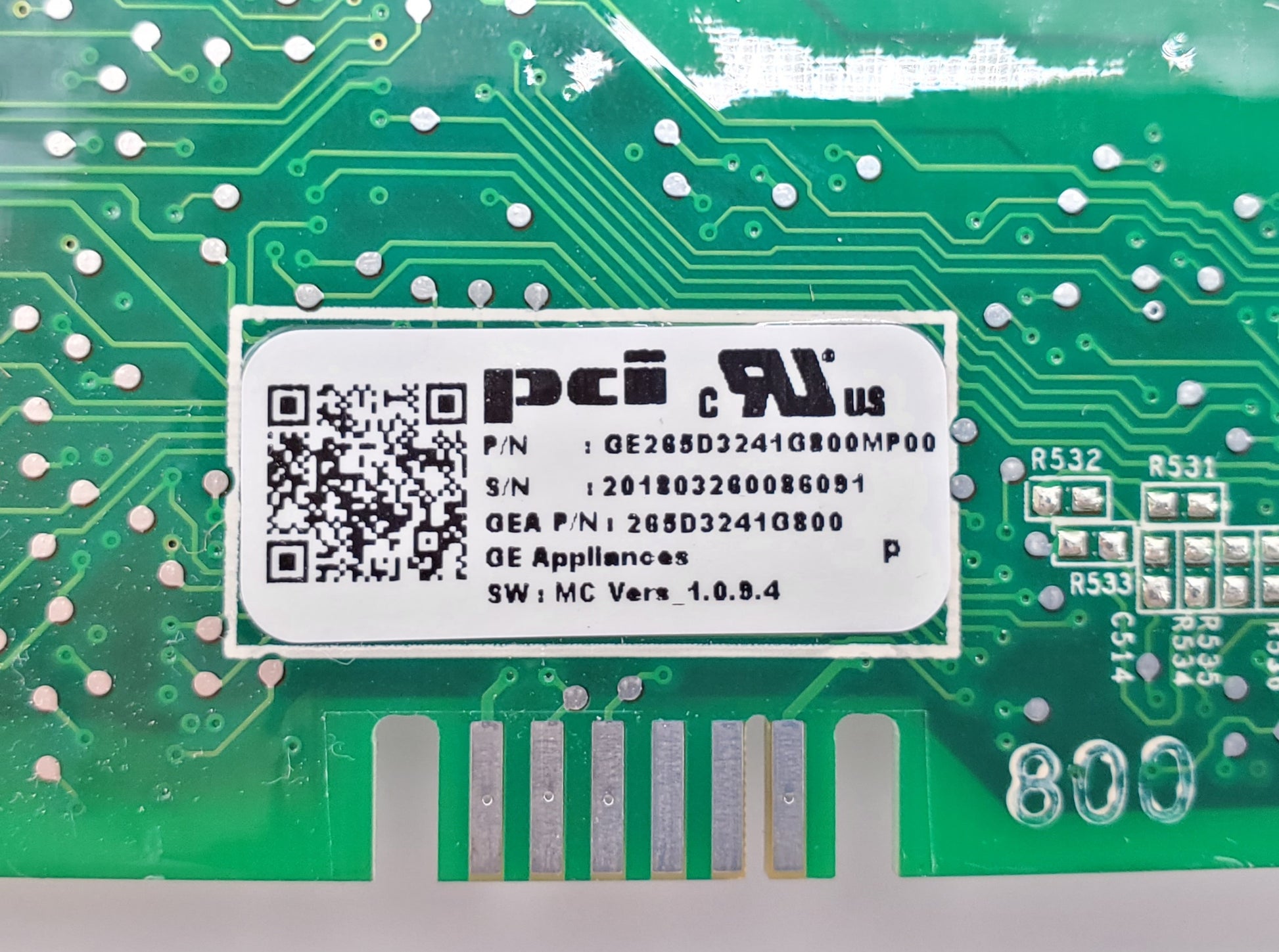 OEM  GE Dishwasher Control 265D3241G800