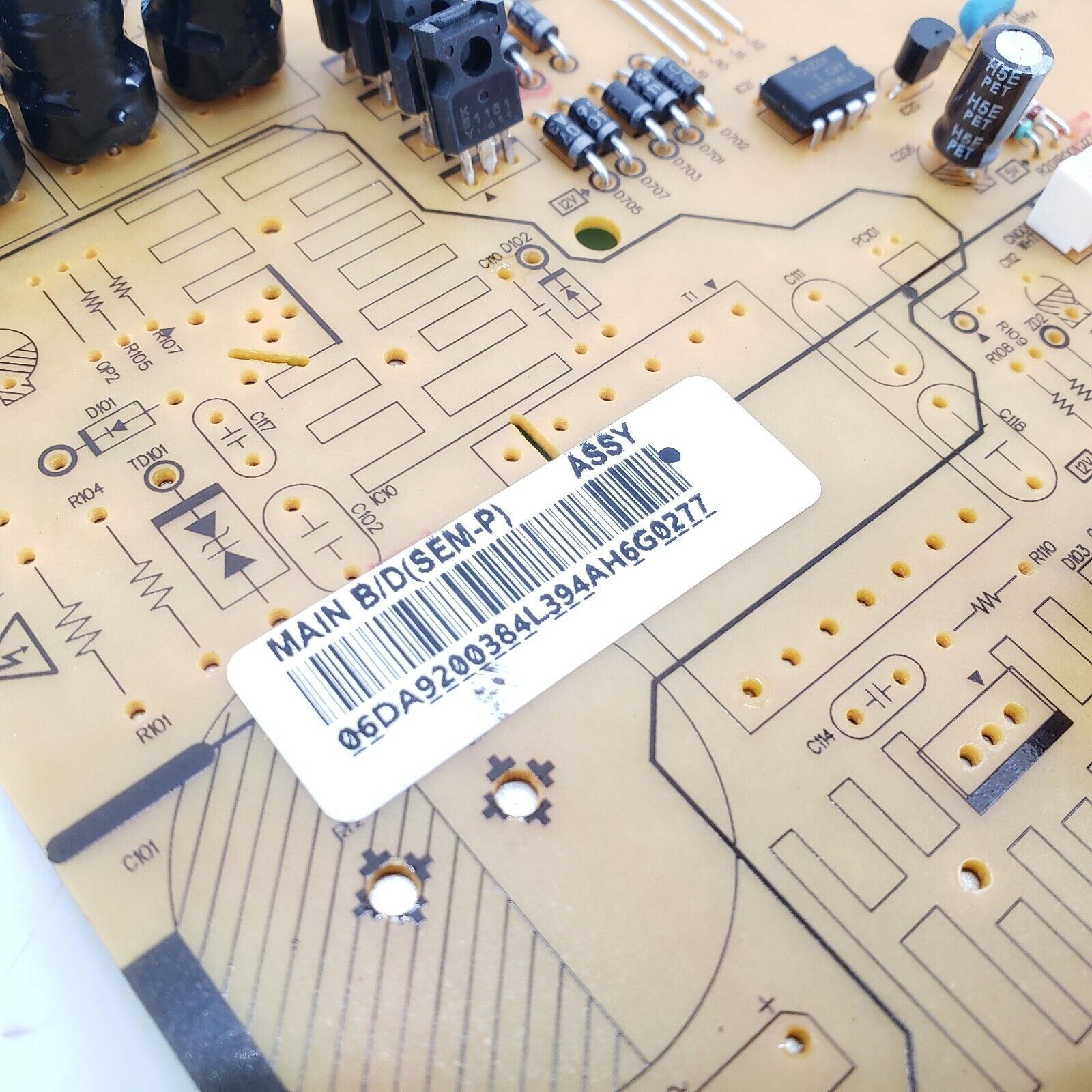 Samsung Refrigerator Control DA92-00384L