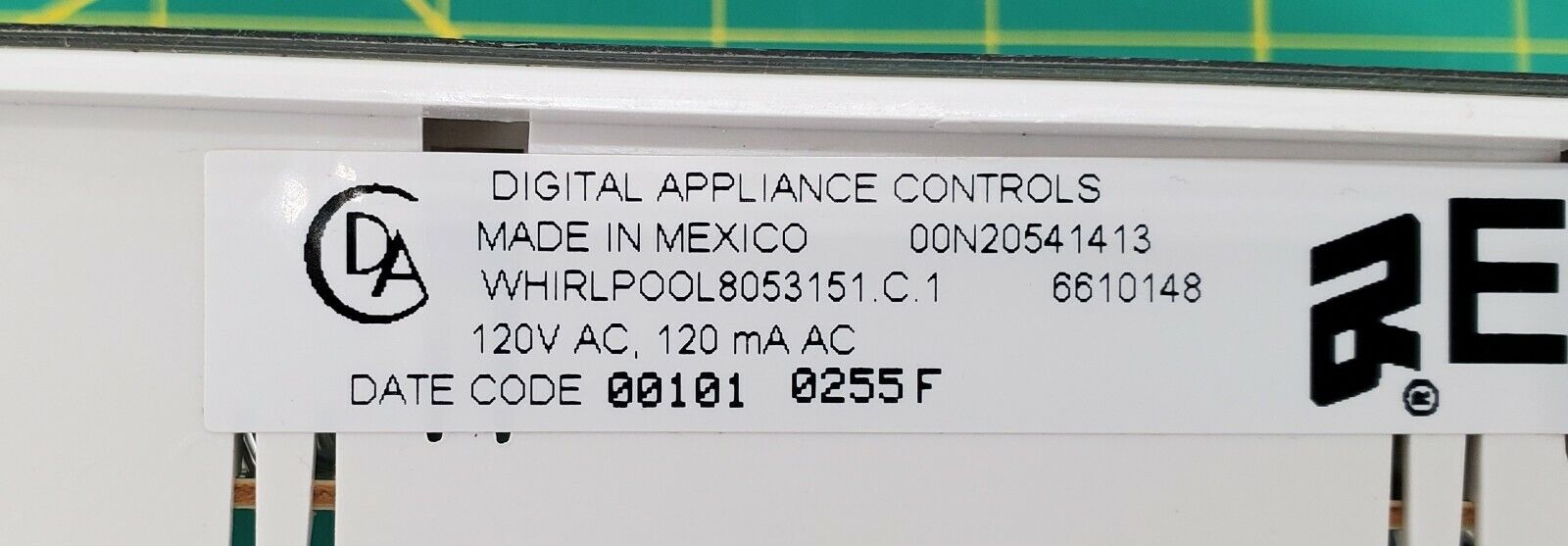 Whirlpool Range Control 8053151