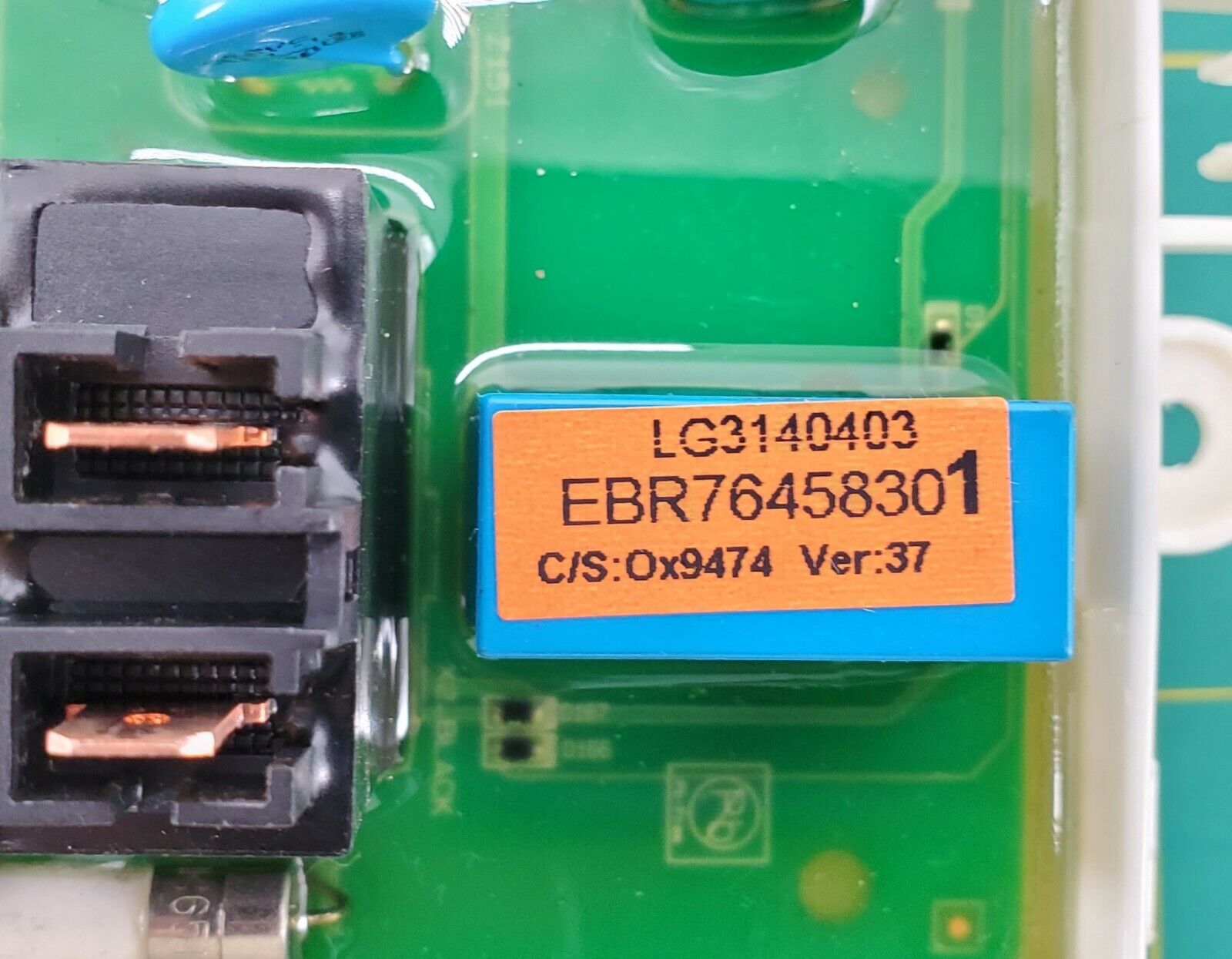 OEM LG Washer Control Board EBR76458301 Same Day Shipping & Lifetime Warranty