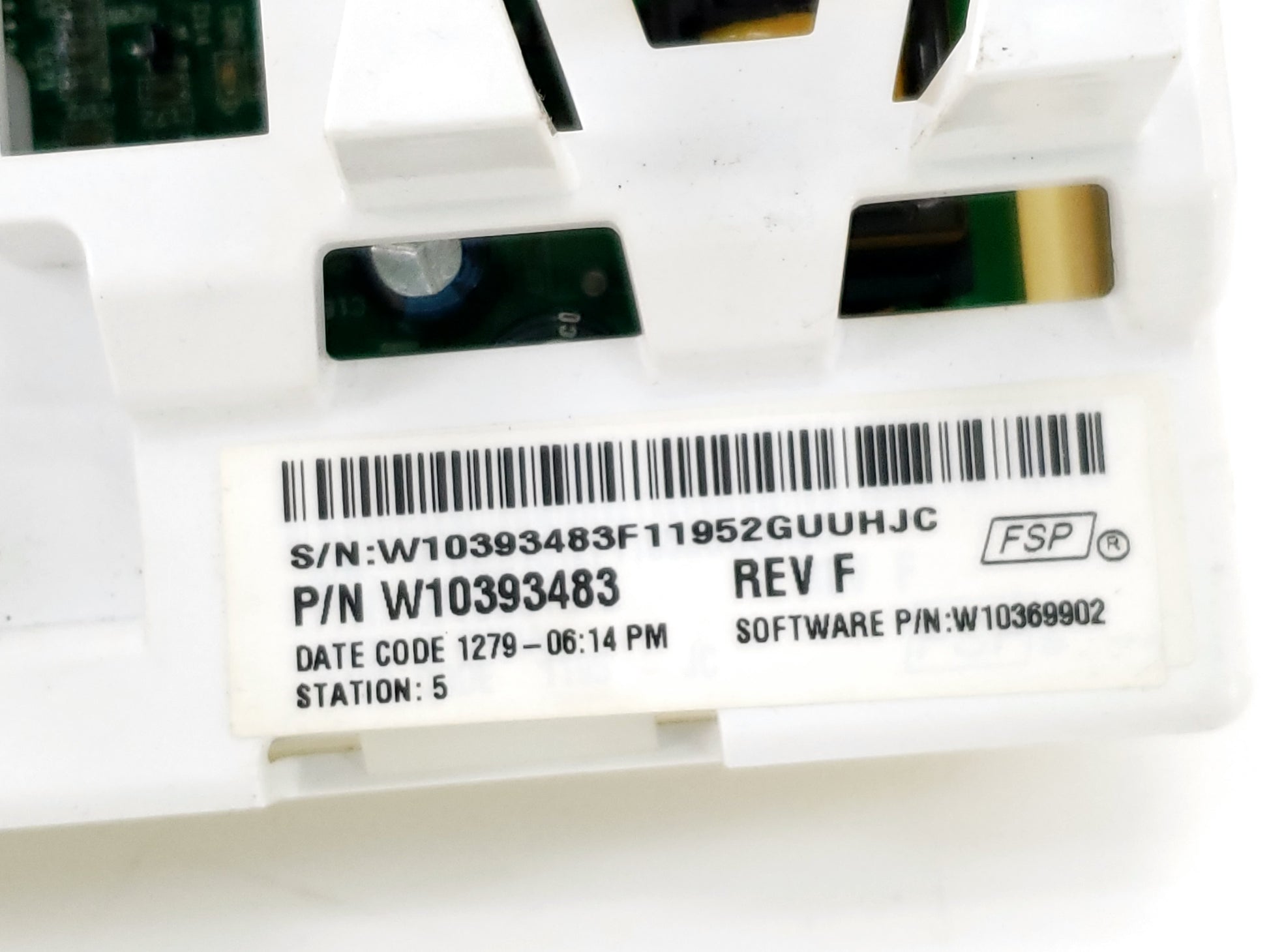 Maytag Washer Control Board W10393483