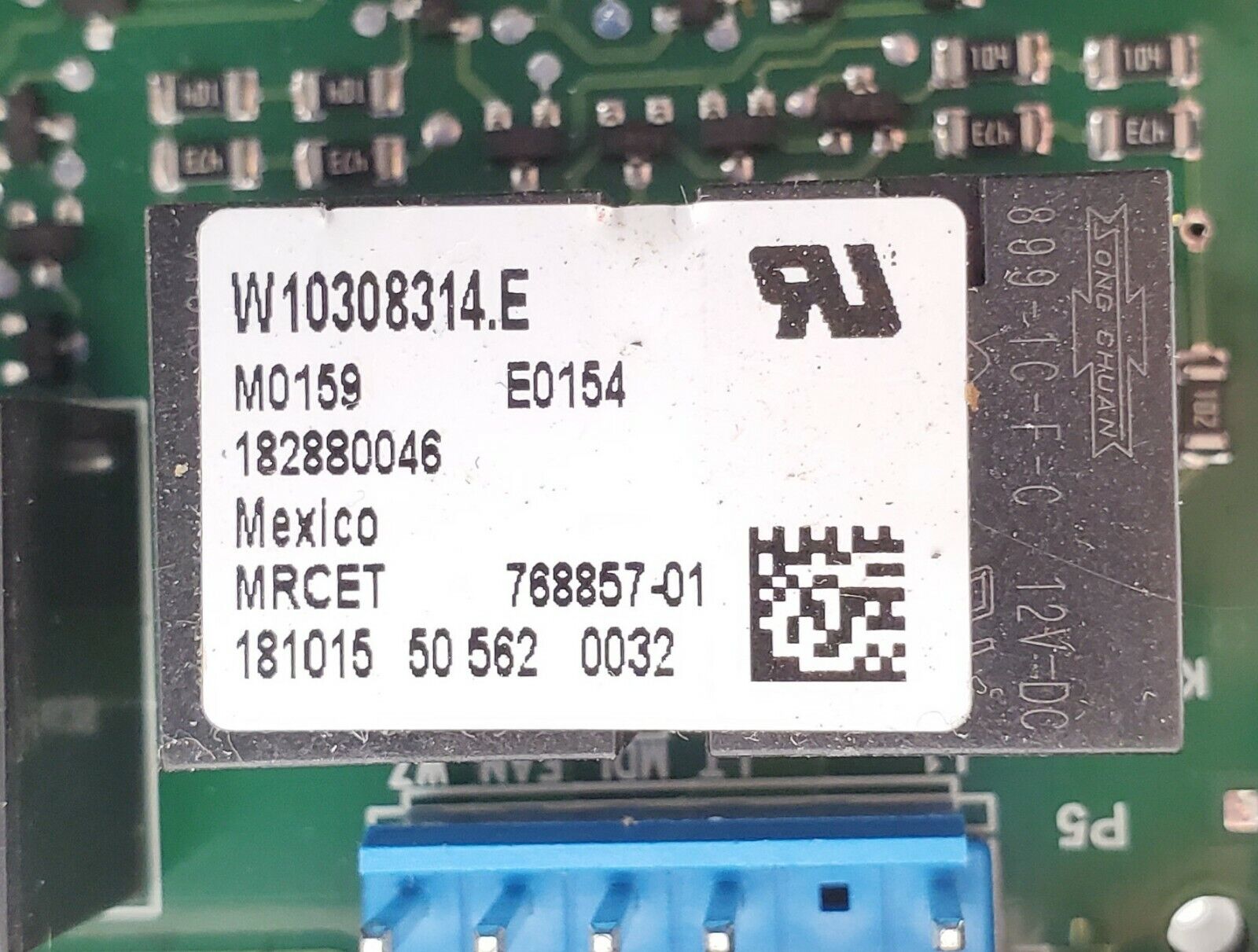 OEM  Whirlpool Range Control W10308314