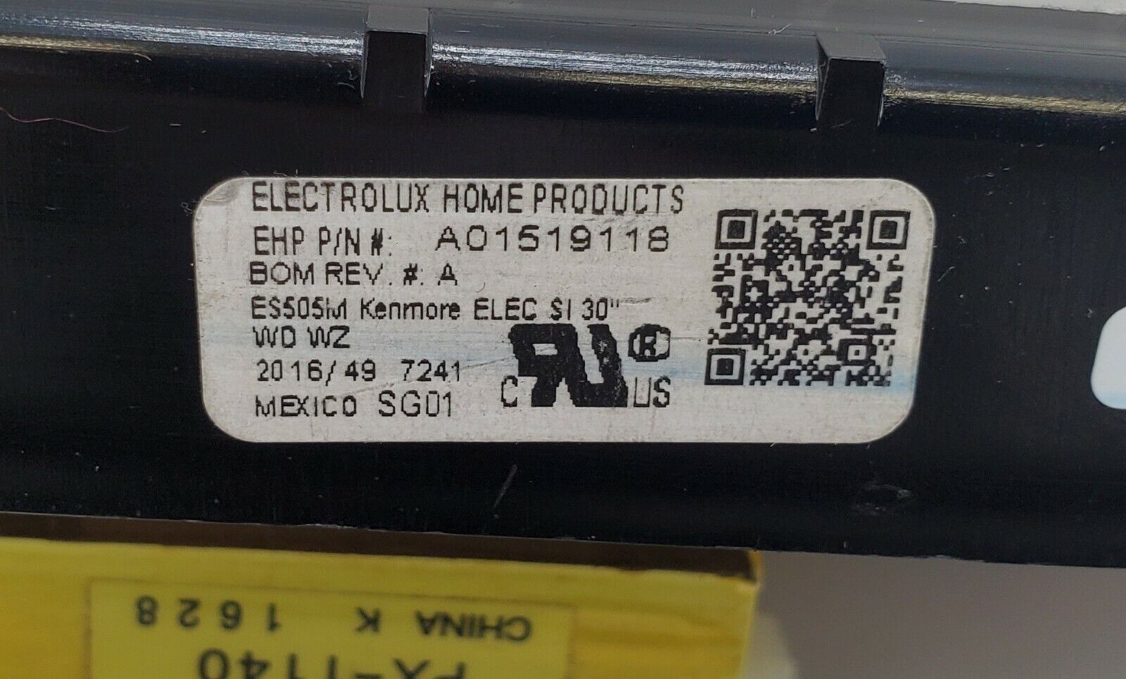 OEM  Frigidaire Range Control A01519118