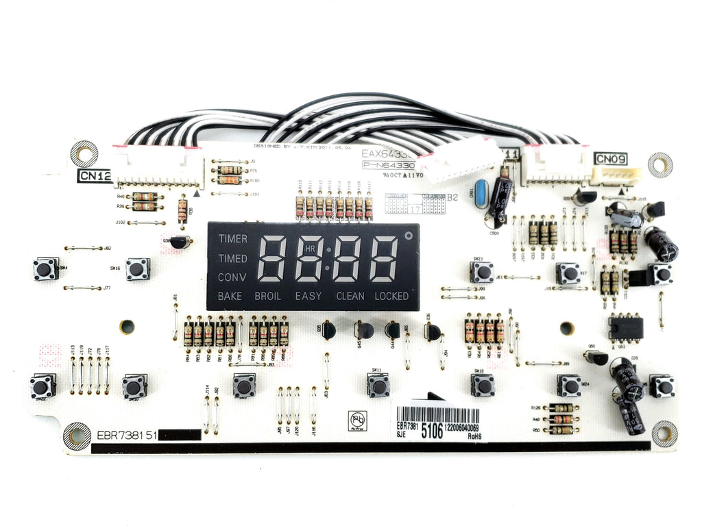 New  LG Range Control Board EBR73815106