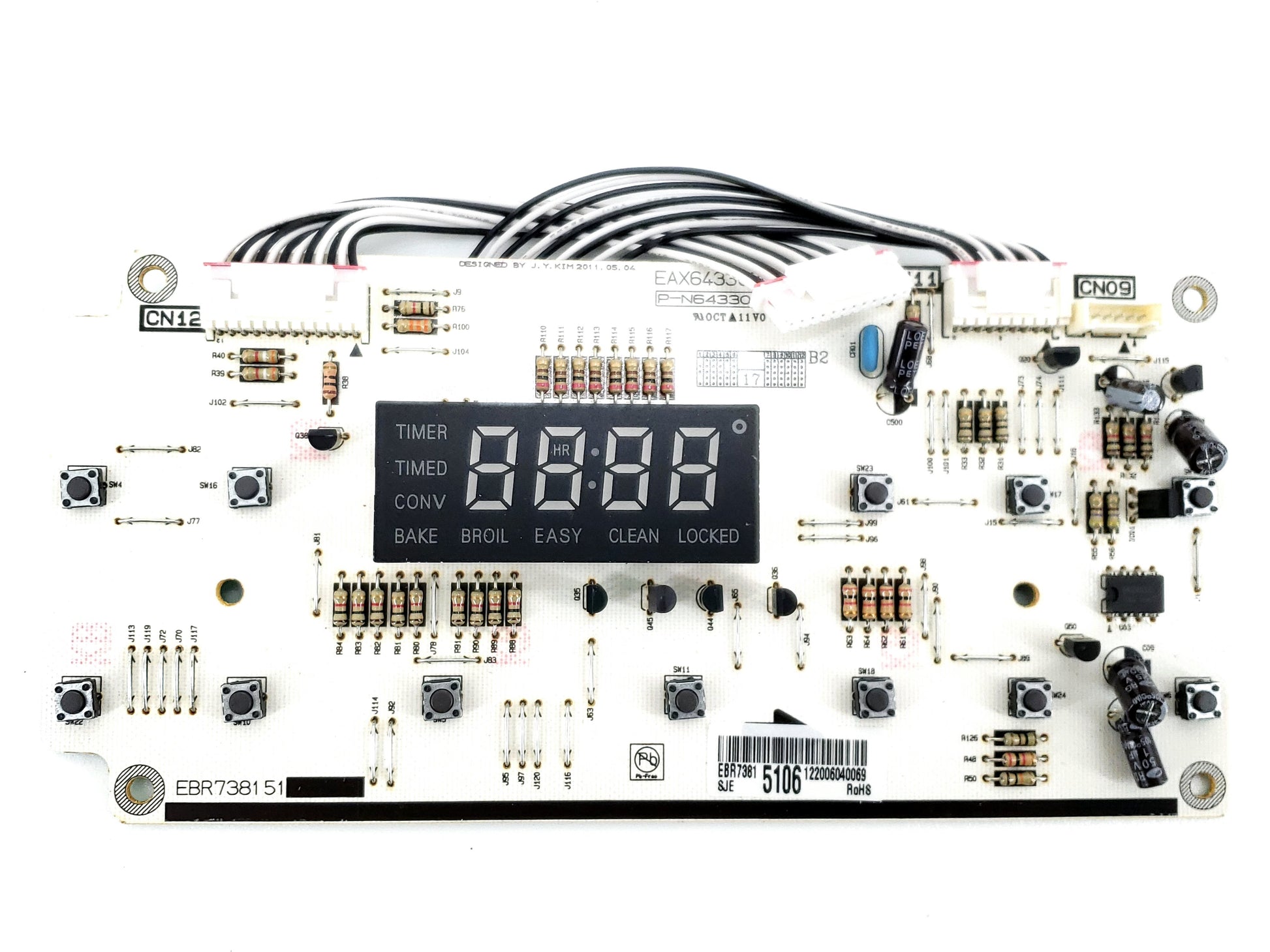 New  LG Range Control Board EBR73815106