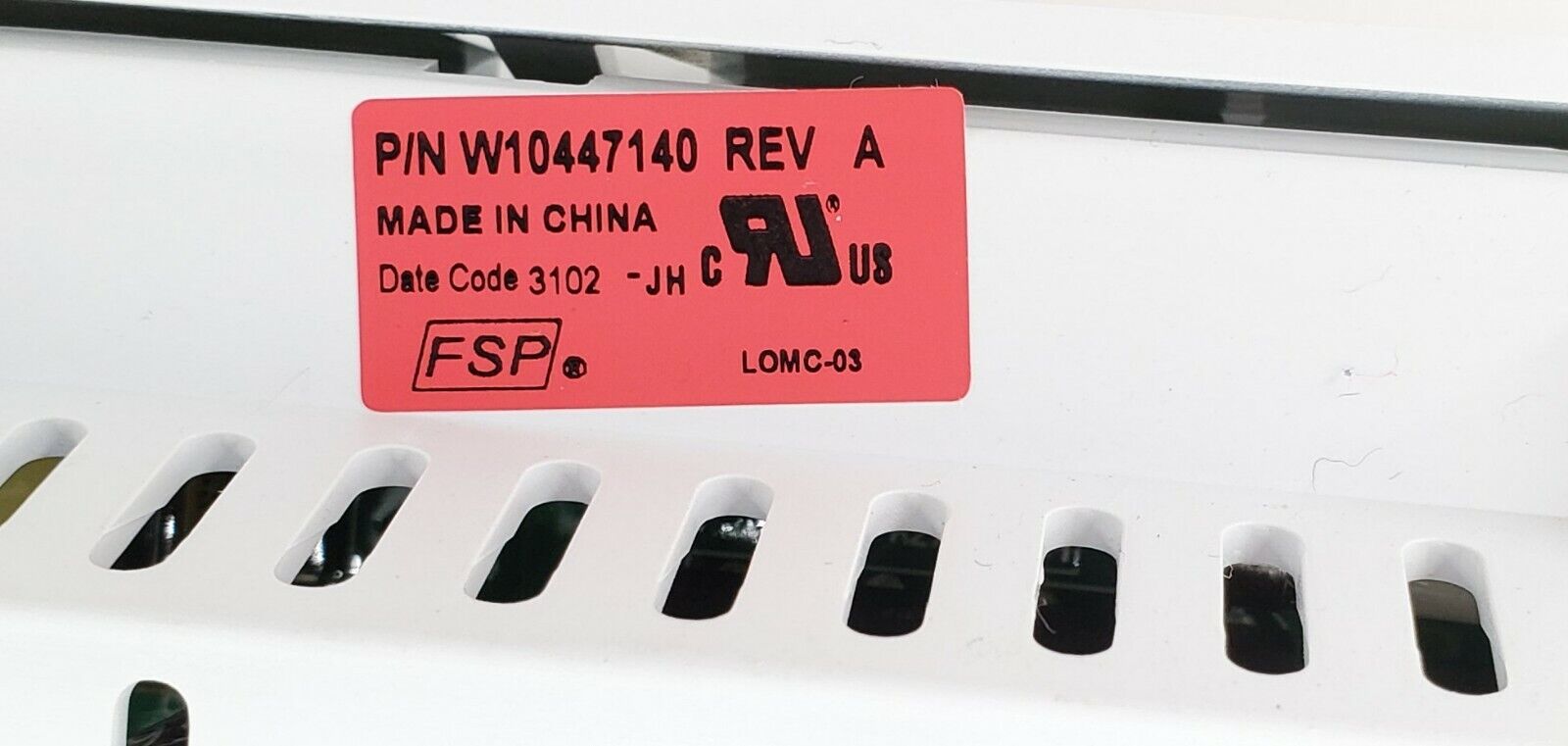 Whirlpool Washer Control Board W10447140