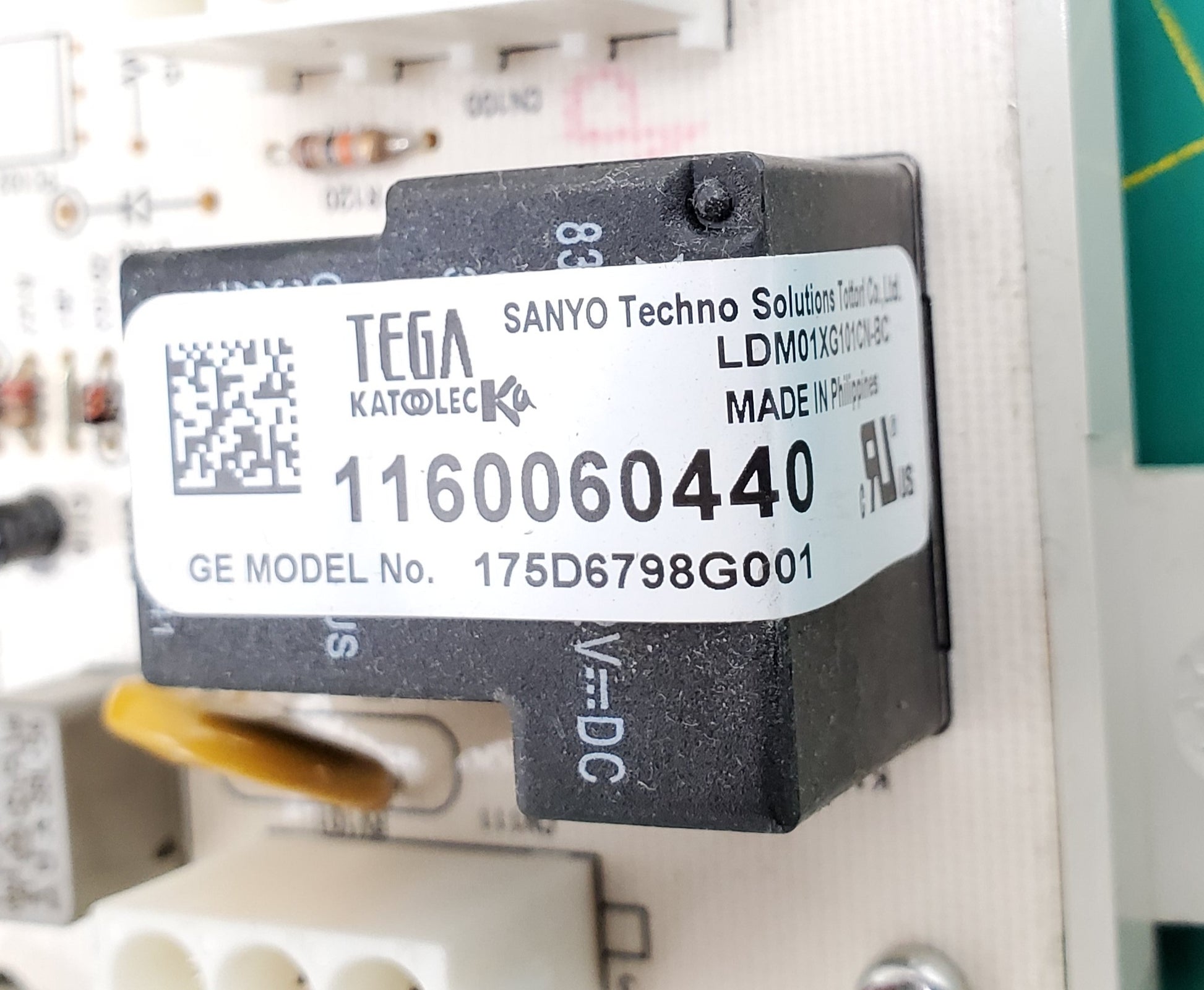 GE Dryer Control Board  175D6798G001