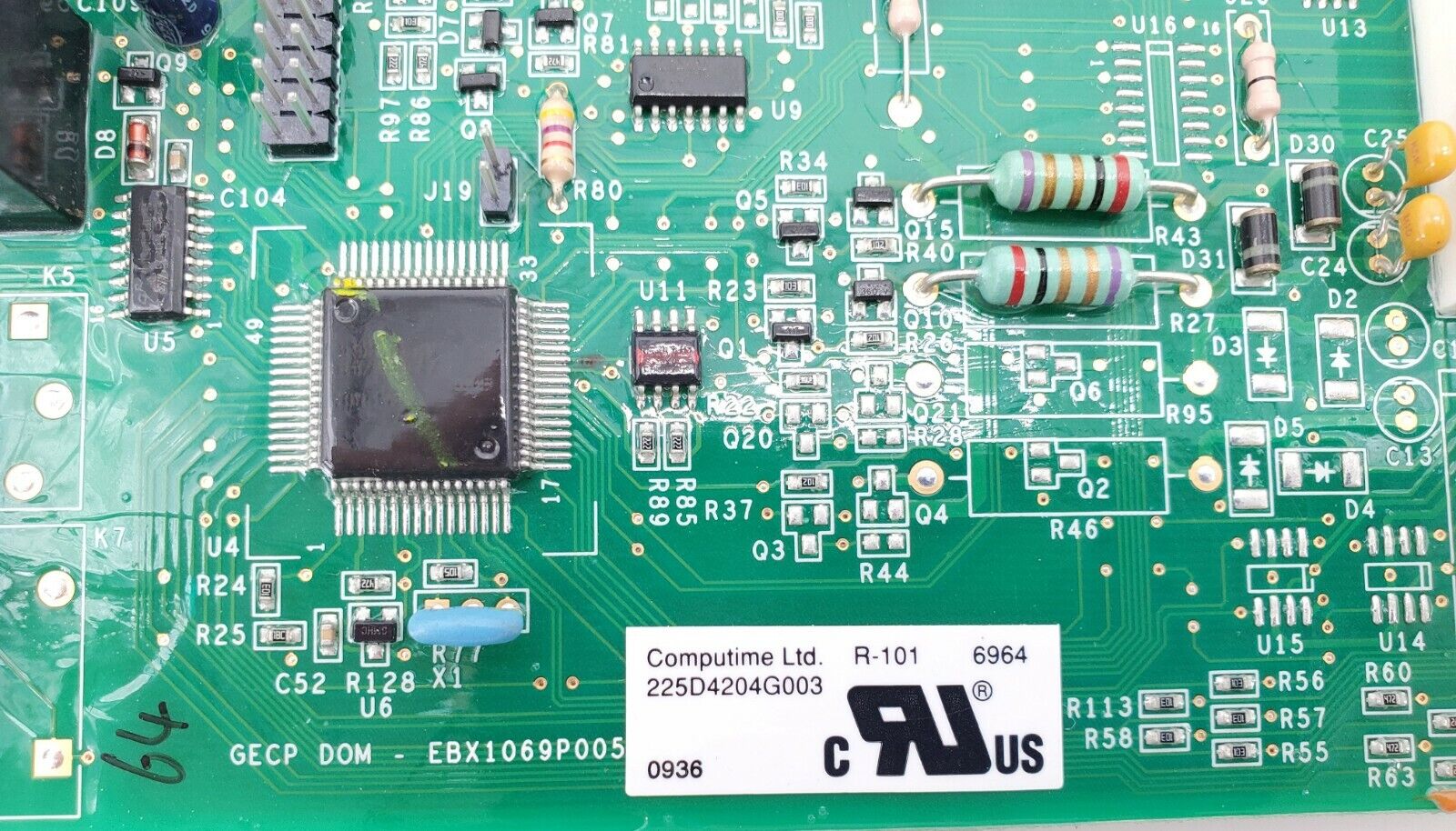 OEM  GE Refrigerator Control  225D4204G003