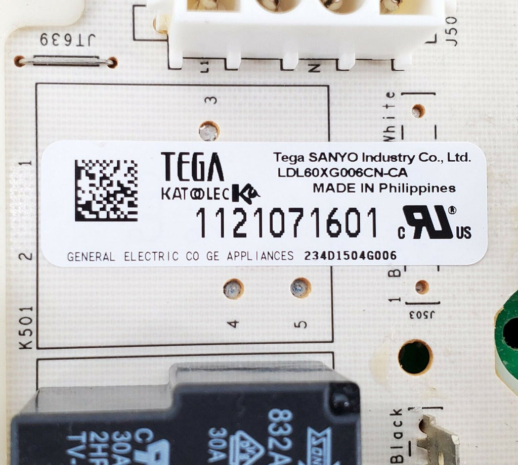 OEM GE Dryer Control Board 234D1504G006 Same Day Shipping & Lifetime Warranty
