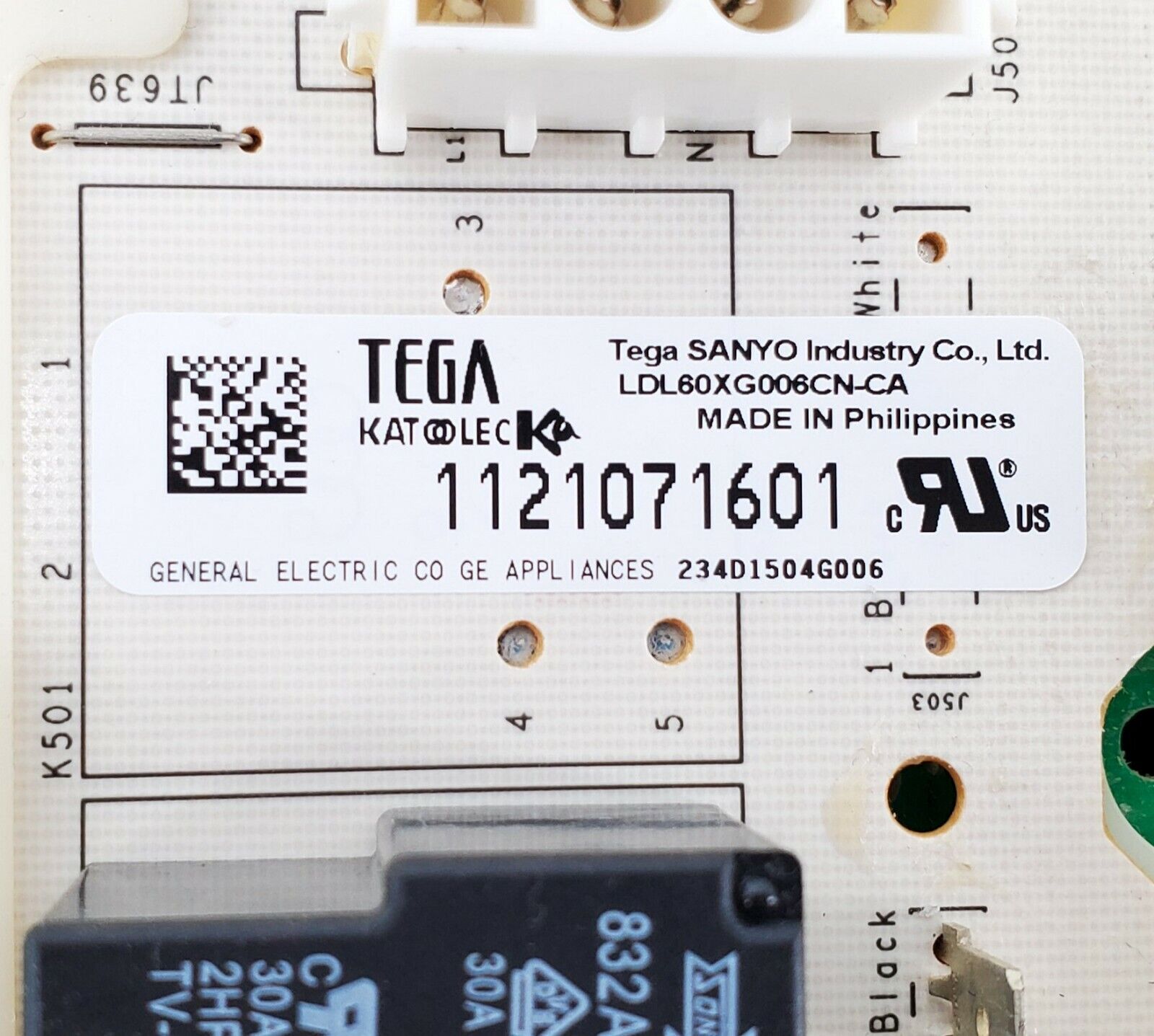 OEM GE Dryer Control Board 234D1504G006 Same Day Shipping & Lifetime Warranty