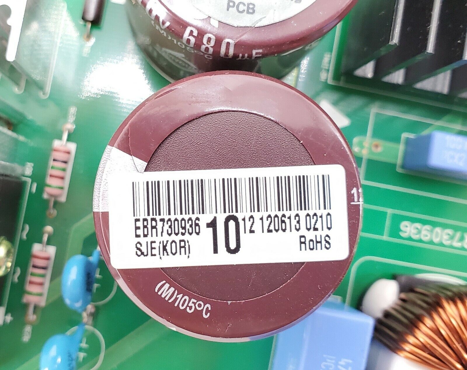 LG Refrigerator Control  EBR73093610