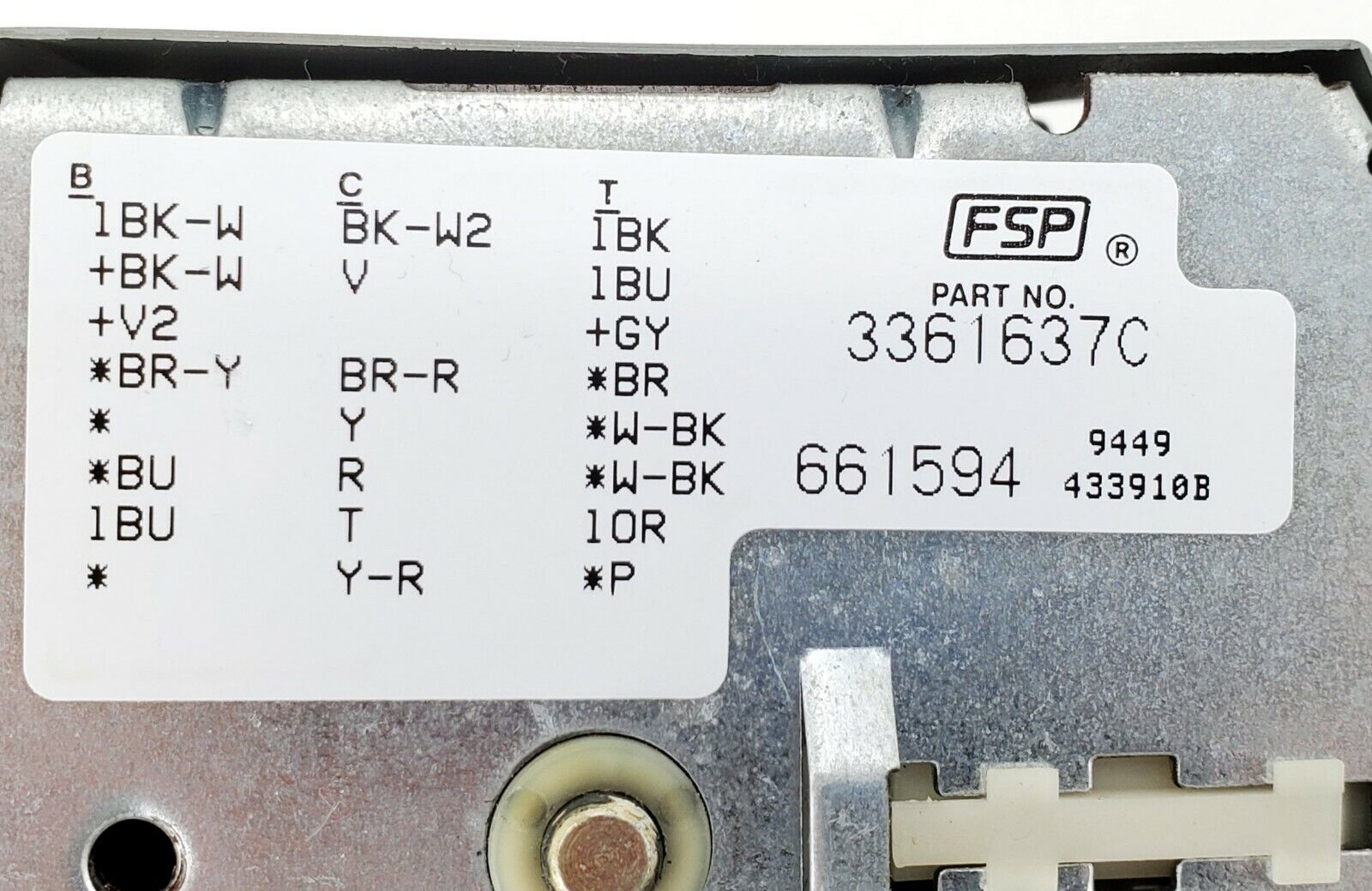 OEM Kenmore Washer Timer 3361637 661598 Same Day Shipping & Lifetime Warranty