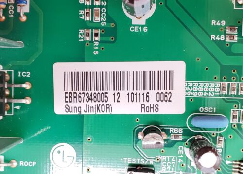 LG Refrigerator Control  EBR67348005
