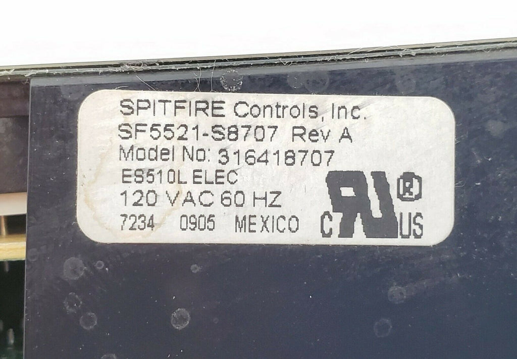OEM Frigidaire Range Control 316418707 Same Day Shipping & Lifetime Warranty