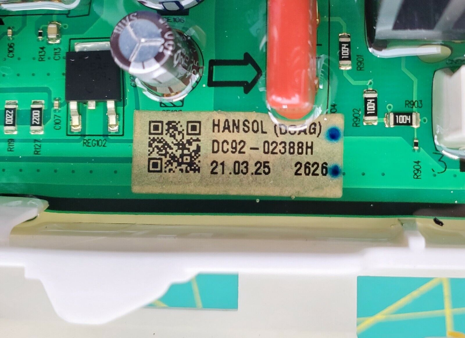 OEM  Samsung Washer Control DC92-02388H