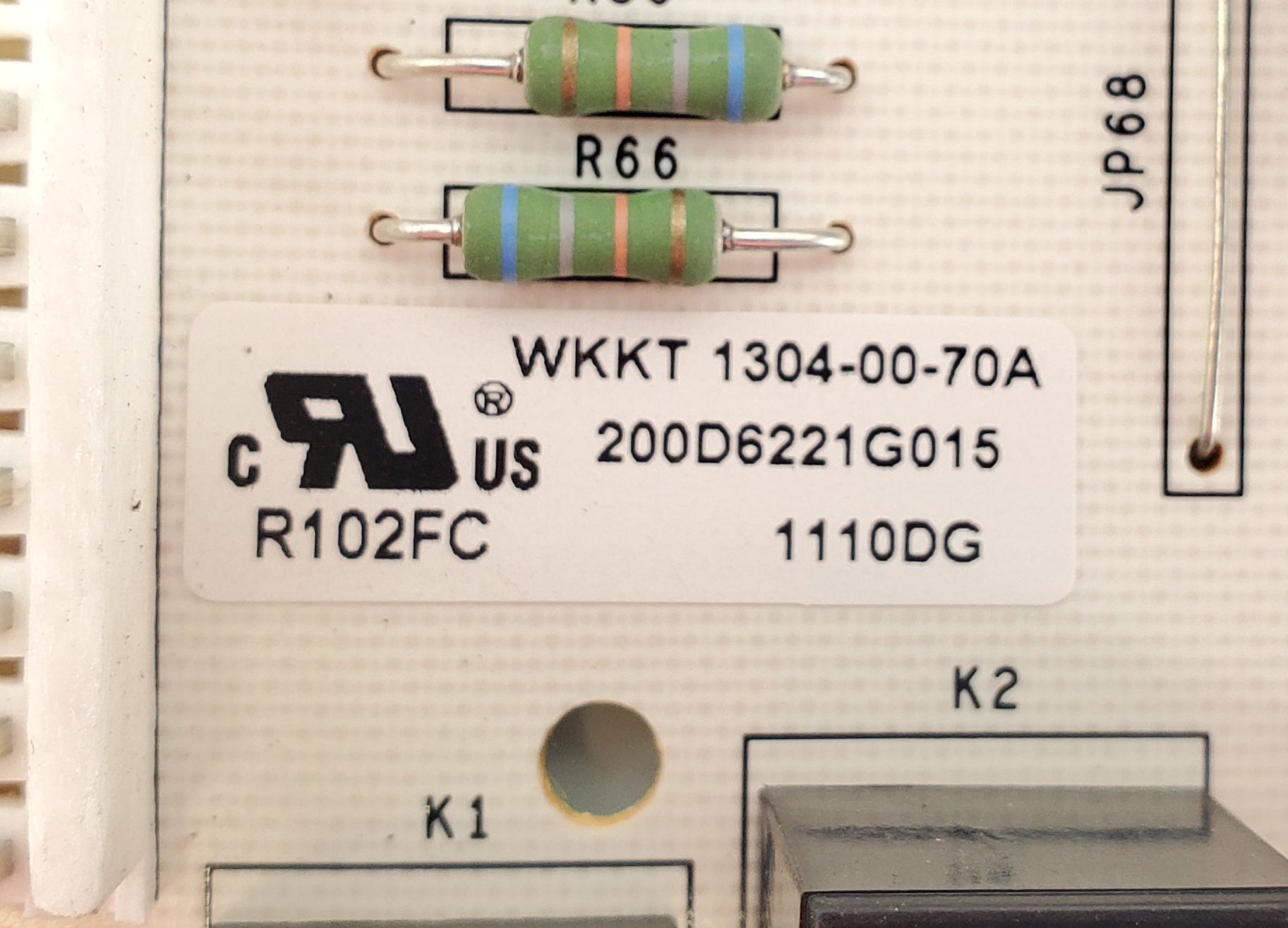 OEM  GE Refrigerator Control Board 200D6221G015
