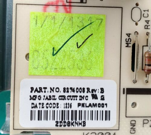 Whirlpool Range Control  Board 8522536
